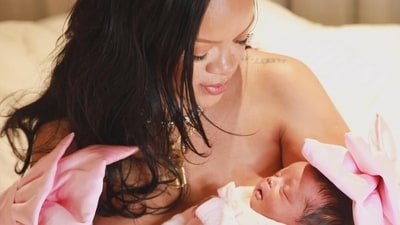Grammy-winning musician Rihanna has announced the birth of her third child with longtime partner and rapper A$AP Rocky. The 37-year-old singer shared the news on Instagram on Wednesday, posting two pictures - one of her cradling the newborn, dressed in pink, and another of the baby’s pink shoes. The caption revealed the baby girl’s name as “Rocki Irish Mayers Sept 13 2025” Grammy-winning musician Rihanna has announced the birth of her third child with longtime partner and rapper A$AP Rocky. The 37-year-old singer shared the news on Instagram on Wednesday, posting two pictures - one of her cradling the newborn, dressed in pink, and another of the baby’s pink shoes. The caption revealed the baby girl’s name as “Rocki Irish Mayers Sept 13 2025” 