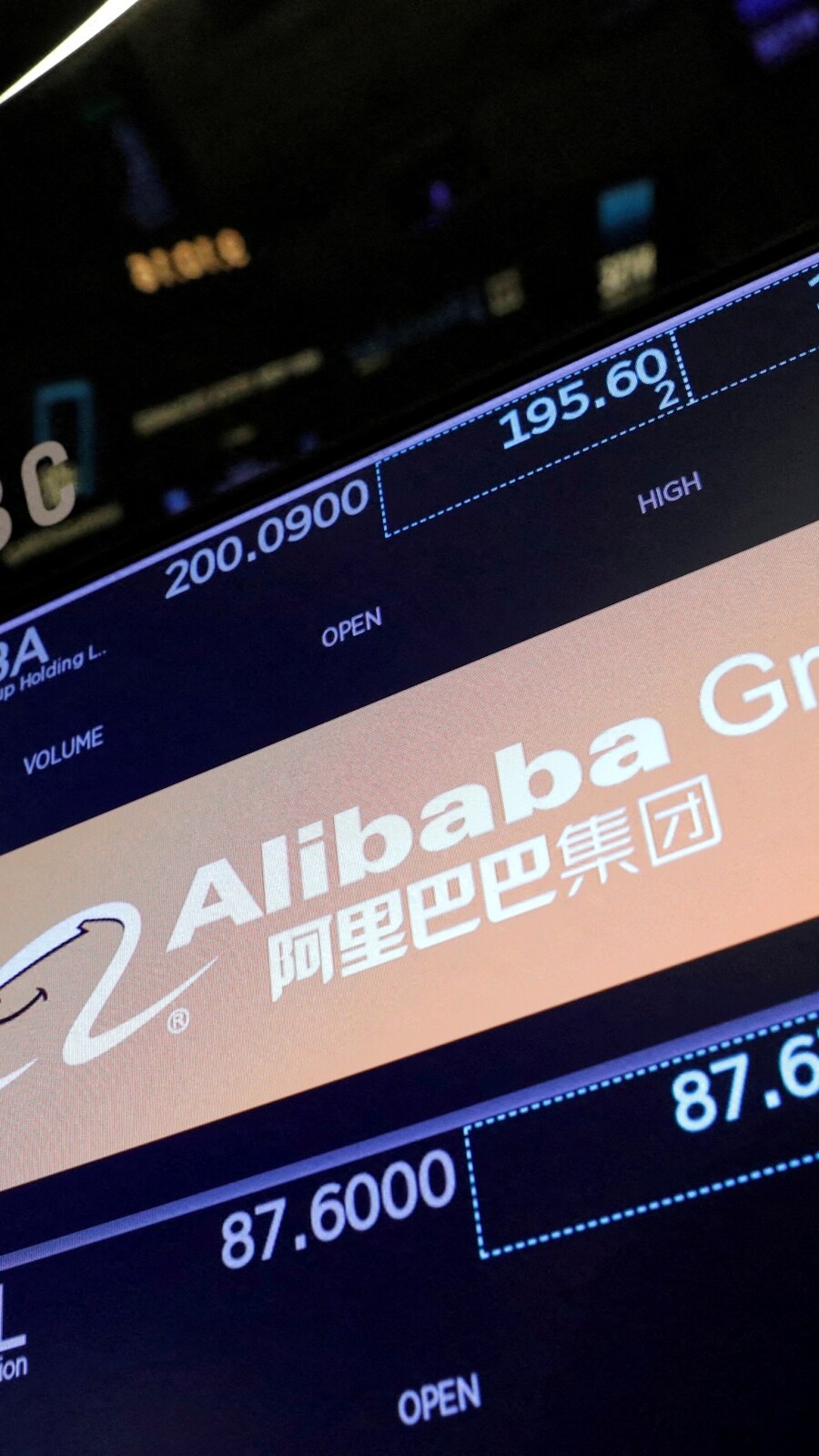Announcements of Alibaba's planned hike in AI spending and a new partnership with Nvidia are the latest drivers of gains in its stock. (Reuters)