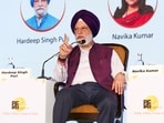 Union Minister of Petroleum and Natural Gas Hardeep Singh Puri speaks at the PAFI-12th Annual Forum 2025, in New Delhi on Thursday. (ANI Photo/Atul Kumar Yadav)