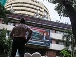 The Bombay Stock Exchange building on Dalal Street in Mumbai. The Bombay Stock Exchange building on Dalal Street in Mumbai.