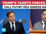 NATO Chief Mark Rutte and India's External Affairs Ministry spokesperson Randhir Jaiswal NATO Chief Mark Rutte and India's External Affairs Ministry spokesperson Randhir Jaiswal