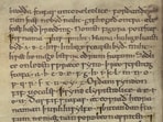 The Tironian et as used in the 10th-century work Grammaticus by the English grammarian Ælfric. (Wikimedia Commons)