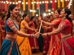 Devotees join in for garba nights, enthusiastically grooving to beats every evening during Navratri. Devotees join in for garba nights, enthusiastically grooving to beats every evening during Navratri.