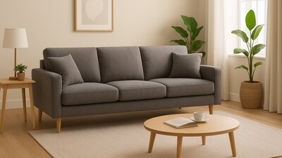 Smart 3 seater sofa sets add style, comfort, and practicality to compact living rooms and bedrooms effortlessly. (AI generated) Smart 3 seater sofa sets add style, comfort, and practicality to compact living rooms and bedrooms effortlessly. (AI generated)