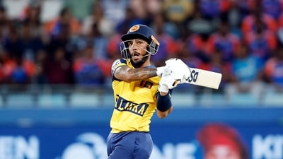 Pathum Nissanka played an innings of a lifetime, hitting seven boundaries and six sixes enroute to a 58-ball 107. A terrific conclusion to a very strong tournament from Sri Lanka's newest star. (ANI) Pathum Nissanka played an innings of a lifetime, hitting seven boundaries and six sixes enroute to a 58-ball 107. A terrific conclusion to a very strong tournament from Sri Lanka's newest star. (ANI)