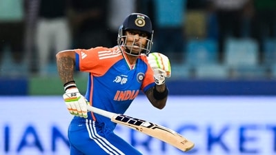 In the end, captain Suryakumar Yadav just nudged the first ball of the Super Over through the covers, ran hard for three, and made sure his team leaves with the win. A big scare, though, and one which will leave India with far more concerns than they went in with. (AFP) In the end, captain Suryakumar Yadav just nudged the first ball of the Super Over through the covers, ran hard for three, and made sure his team leaves with the win. A big scare, though, and one which will leave India with far more concerns than they went in with. (AFP)