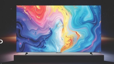 Haier India has launched its 100-inch S90 QLED TV with AI display, priced at Rs. 3,22,990. (Haier)