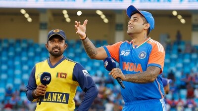 Jasprit Bumrah and Shivam Dube were rested by India, but it was Sri Lanka who won the toss as Charith Asalanka called right and put the men in blue in to bat first. (Creimas/Asian Cricket Council) Jasprit Bumrah and Shivam Dube were rested by India, but it was Sri Lanka who won the toss as Charith Asalanka called right and put the men in blue in to bat first. (Creimas/Asian Cricket Council)