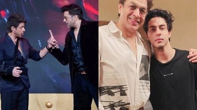 Shah Rukh Khan, Rajat Bedi and Aryan Khan Shah Rukh Khan, Rajat Bedi and Aryan Khan