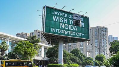 The Noida authority is facing hurdles in delivering the Ganga water to dozens of housing societies in Jaypee Wishtown project. (Sunil Ghosh/HT PHOTO) The Noida authority is facing hurdles in delivering the Ganga water to dozens of housing societies in Jaypee Wishtown project. (Sunil Ghosh/HT PHOTO)