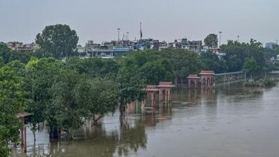 The Vasudev Ghat in the first week of September. (RAJ K RAJ /HT PHOTO) The Vasudev Ghat in the first week of September. (RAJ K RAJ /HT PHOTO)