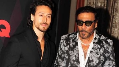 Tiger Shroff and Jackie Shroff Tiger Shroff and Jackie Shroff