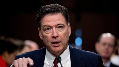 FILE - Former FBI director James Comey said in his statement that his "heart is broken for the department of justice" but he has "great confidence in the federal judiciary system." (File/AP) FILE - Former FBI director James Comey said in his statement that his "heart is broken for the department of justice" but he has "great confidence in the federal judiciary system." (File/AP)