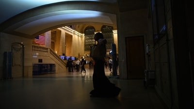 The outage occurred at 8:28 pm ET, but officials confirmed that train services were not affected. (Photo by Alexi J. Rosenfeld / GETTY IMAGES NORTH AMERICA / Getty Images via AFP) (Getty Images via AFP) The outage occurred at 8:28 pm ET, but officials confirmed that train services were not affected. (Photo by Alexi J. Rosenfeld / GETTY IMAGES NORTH AMERICA / Getty Images via AFP) (Getty Images via AFP)