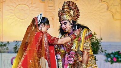 With each passing year, organisers said, the event grows larger, ensuring that the youngest members of the community remain rooted in tradition. (Sunil Ghosh / HT PHOTO)