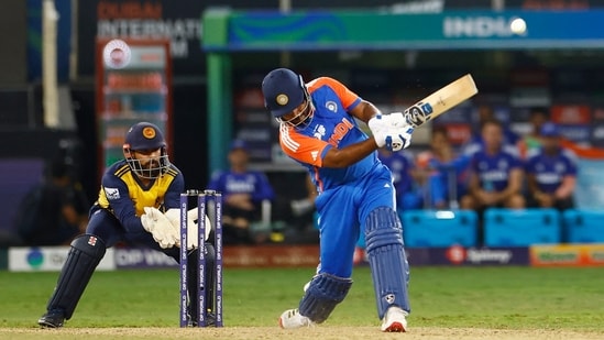 Samson finally looked at home lower down the order, scoring a quickfire 39, particularly enjoying himself against the spinners. Will give himself and his team a lot more confidence.(REUTERS)