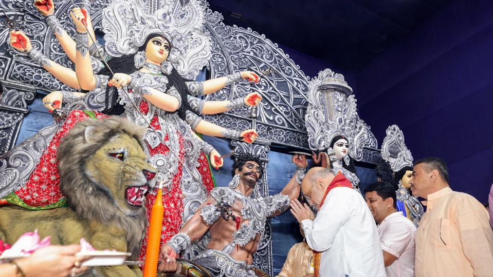 May the festival of Durga Puja lead Bengal towards new heights, and through the development of the state, Amit Shah said. (ANI) May the festival of Durga Puja lead Bengal towards new heights, and through the development of the state, Amit Shah said. (ANI)