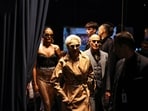 Meryl Streep arrive at the Dolce & Gabbana spring/summer 2026 collection show during Fashion Week in Milan, Italy.