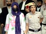Gaganpreet Kaur, accused in BMW accident case, being brought to judge's residence, in New Delhi. Gaganpreet Kaur, accused in BMW accident case, being brought to judge's residence, in New Delhi.