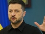 Ukrainian President Volodymyr Zelenskyy talks during his press conference in Kyiv, Ukraine, Saturday, Sept. 27, 2025. Ukrainian President Volodymyr Zelenskyy talks during his press conference in Kyiv, Ukraine, Saturday, Sept. 27, 2025.