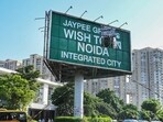 The Noida authority is facing hurdles in delivering the Ganga water to dozens of housing societies in Jaypee Wishtown project. (Sunil Ghosh/HT PHOTO) The Noida authority is facing hurdles in delivering the Ganga water to dozens of housing societies in Jaypee Wishtown project. (Sunil Ghosh/HT PHOTO)