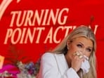 Erika Kirk, the widow of conservative activist Charlie Kirk