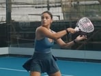Alia Bhatt shared a video of herself sweating it out during a game of padel. Alia Bhatt shared a video of herself sweating it out during a game of padel.