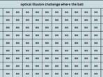 Can you spot the word ‘ball’ among the multiple rows of ‘bill’ in this viral optical illusion challenge?