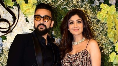 Actor Shilpa Shetty Kundra with husband, businessman Raj Kundra Actor Shilpa Shetty Kundra with husband, businessman Raj Kundra