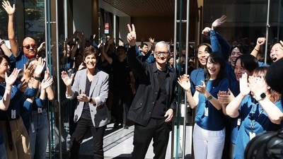 Apple is preparing for its October 2025 event, with reports hinting at five major product launches. (AFP) Apple is preparing for its October 2025 event, with reports hinting at five major product launches. (AFP)