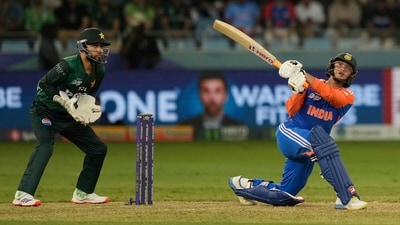 India's Abhishek Sharma plays a shot. (AP) India's Abhishek Sharma plays a shot. (AP)