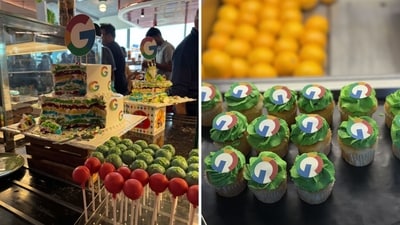 An employee at Google Bengaluru campus shared pictures from the company’s birthday bash. (LinkedIn/Keerthana M) An employee at Google Bengaluru campus shared pictures from the company’s birthday bash. (LinkedIn/Keerthana M)