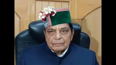 Himachal Pradesh health minister Dr (Col) Dhaniram Shandil (HT File)