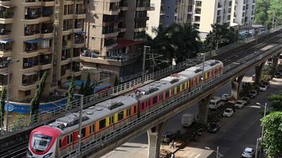 Metro line no-1 (Photo by Bachchan Kumar/ HT PHOTO) (HT PHOTO)