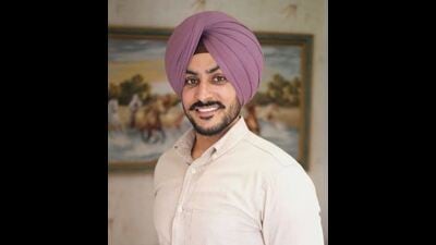 Punjabi singer and actor Rajvir Jawanda, 35, was critically injured in a road accident near Baddi, Himachal Pradesh, on Saturday. According to police, the singer’s motorcycle collided with stray cattle on the road, leading to the mishap. Punjabi singer and actor Rajvir Jawanda, 35, was critically injured in a road accident near Baddi, Himachal Pradesh, on Saturday. According to police, the singer’s motorcycle collided with stray cattle on the road, leading to the mishap.