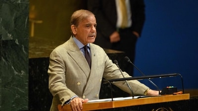 Shehbaz Sharif speaks at the 80th session of The United Nations General Assembly (UNGA) (Getty Images via AFP) Shehbaz Sharif speaks at the 80th session of The United Nations General Assembly (UNGA) (Getty Images via AFP)