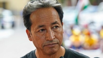 Oppn says arrest of Wangchuk part of centre’s ‘witch-hunt’ (PTI) Oppn says arrest of Wangchuk part of centre’s ‘witch-hunt’ (PTI)