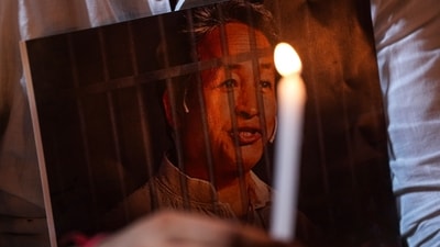 In order to restore a state of normalcy and peace in Leh, and to prevent Wangchuk from ‘acting in a manner prejudicial to maintenance of public order,’ he was moved to Jodhpur. (Karma Bhutia/PTI file photo) In order to restore a state of normalcy and peace in Leh, and to prevent Wangchuk from ‘acting in a manner prejudicial to maintenance of public order,’ he was moved to Jodhpur. (Karma Bhutia/PTI file photo)