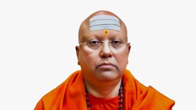 Swami Chaitanyananda Saraswati, also known as Parth Sarthy, has been booked by Delhi Police. (ANI) Swami Chaitanyananda Saraswati, also known as Parth Sarthy, has been booked by Delhi Police. (ANI)