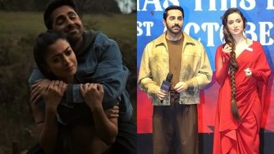 Ayushmann Khurrana, Rashmika Mandanna and Shraddha Kapoor Ayushmann Khurrana, Rashmika Mandanna and Shraddha Kapoor