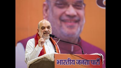 Union home minister Amit Shah addressed BIJP workers in Samastipur and Araria in Bihar on Saturday. (@AmitShah)