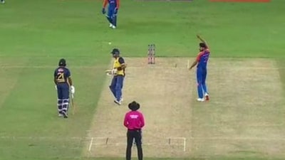 India defeated Sri Lanka in a thrilling Super Over in the last Super 4s clash of the Asia Cup.m (Screengrab - SonyLiv) India defeated Sri Lanka in a thrilling Super Over in the last Super 4s clash of the Asia Cup.m (Screengrab - SonyLiv)