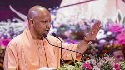 Uttar Pradesh chief minister Yogi Adityanath also launched a sharp attack on previous governments. (FILE PHOTO)