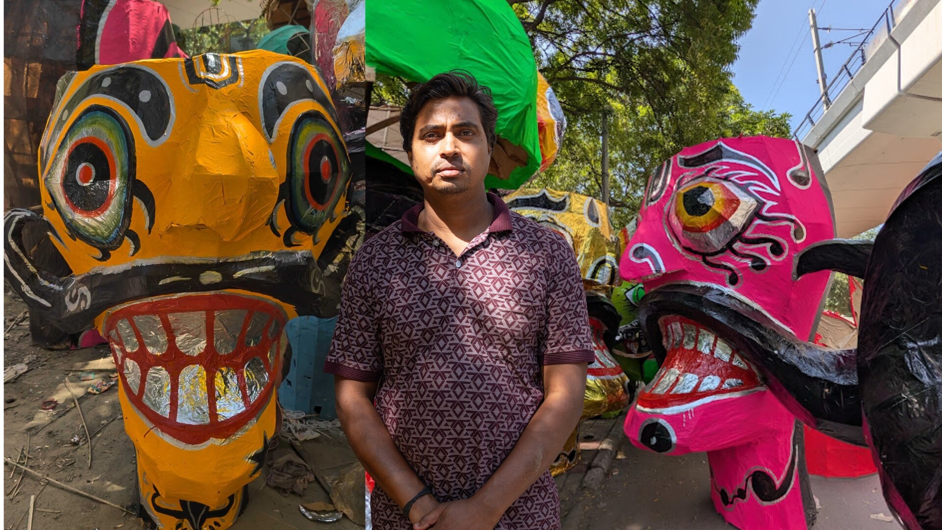Sonu an effigy maker (Anurag Mehra/HT) Sonu an effigy maker (Anurag Mehra/HT)
