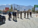 Curfew remains enforce in Leh, security forces intensify patrolling in Leh, on Sunday. (ANI) Curfew remains enforce in Leh, security forces intensify patrolling in Leh, on Sunday. (ANI)