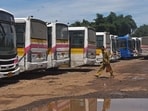 PMPML urges civic body to allot spaces for bus depots. REPRESENTATIVE IMAGE (Pratham Gokhale/HT PHOTO)
