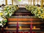 Seven Buddhist monks, including three foreigners, were killed when their cable-pulled rail car snapped and crashed down a mountainside in north-western Sri Lanka Seven Buddhist monks, including three foreigners, were killed when their cable-pulled rail car snapped and crashed down a mountainside in north-western Sri Lanka
