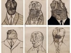 Six Gentlemen of Our Times, by F N Souza. (Sourced)
