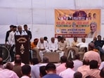The event also featured book releases, a health camp, tree plantation under Ek Ped Maa Ke Naam, and a symbolic cleanliness drive in Palwal’s Gadpuri village. (DIPRO Panipat)