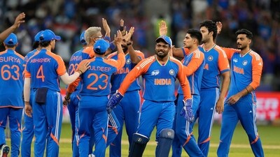 The Asia Cup 2025 final between India and Pakistan will be screened in 100 cinemas on Sunday. (AP) The Asia Cup 2025 final between India and Pakistan will be screened in 100 cinemas on Sunday. (AP)